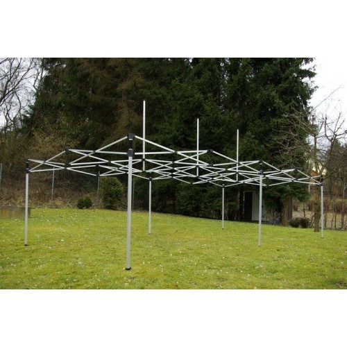 Záhradný párty stan 3 x 6 PROFI - nožnicový - biely