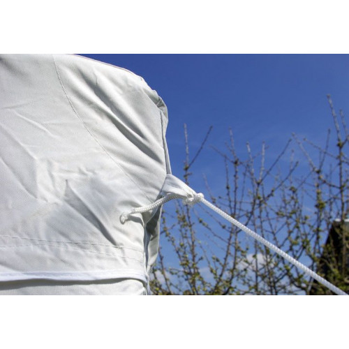 Záhradný stan - biely, 4 x 4 m