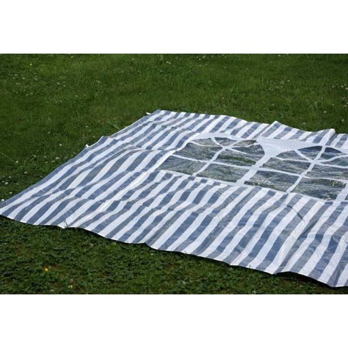 Sada dvoch bočných stien pre záhradný stan - biela / zelená