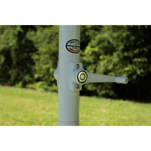 Slnečník s kľučkou Garth - modrý, 4 m