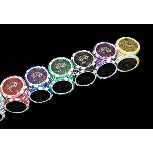 Poker set 600 ks žetónov OCEAN s príslušenstvom Poker set 600 ks žetónov OCEAN s príslušenstvom