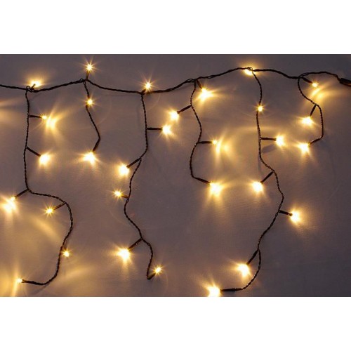 NEXOS diLED svetelný dážď 180 LED, teplá biela + napájanie NEXOS diLED svetelný dážď 180 LED, teplá biela + napájanie