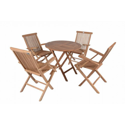 Diver záhradný exteriérový nábytok z tíkového dreva s opierkami Garth