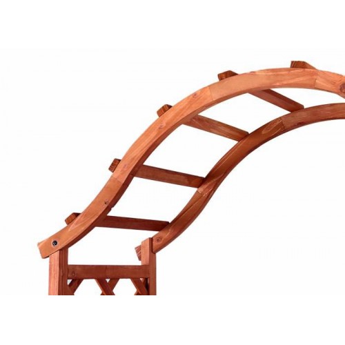 Drevená vchodová pergola Garth