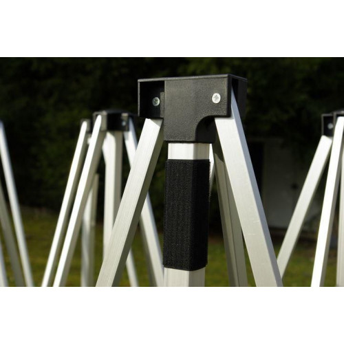 Záhradný párty stan čierny pavilón 3 x 9 m + bočné diely