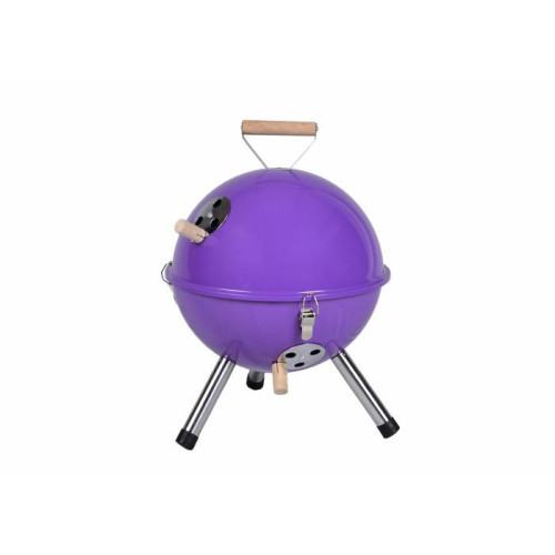 Záhradný vonkajší Mini BBQ gril - fialový