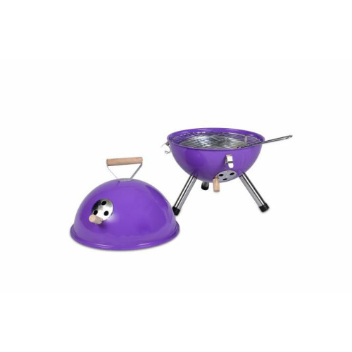 Záhradný vonkajší Mini BBQ gril - fialový Záhradný vonkajší Mini BBQ gril - fialový