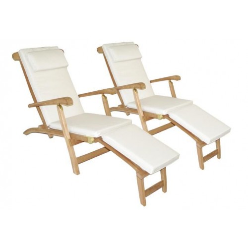 Sada 2ks polstrovania Garth na lehátko, béžové