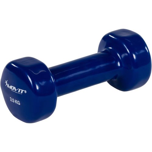 Sada vinylových činiek MOVIT 2 x 2,5 kg modré