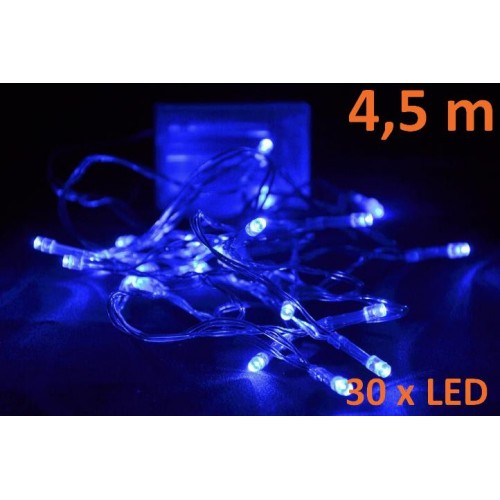 GARTH Vianočná reťaz 3 m, 30 LED diód, modrá GARTH Vianočná reťaz 3 m, 30 LED diód, modrá