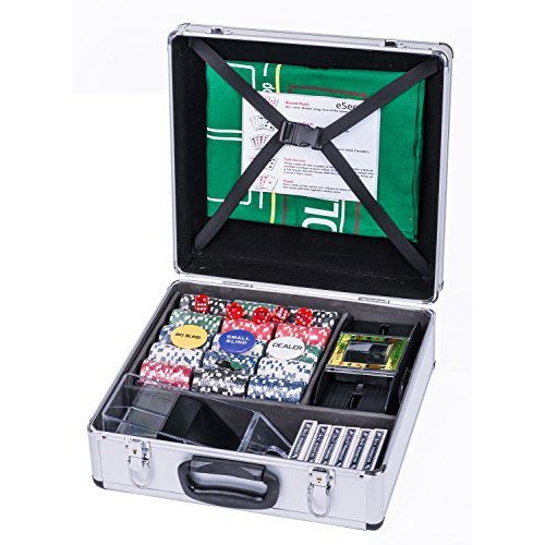 Poker kufor DELUXE 300 laserových žetónov + príslušenstvo Poker kufor DELUXE 300 laserových žetónov + príslušenstvo