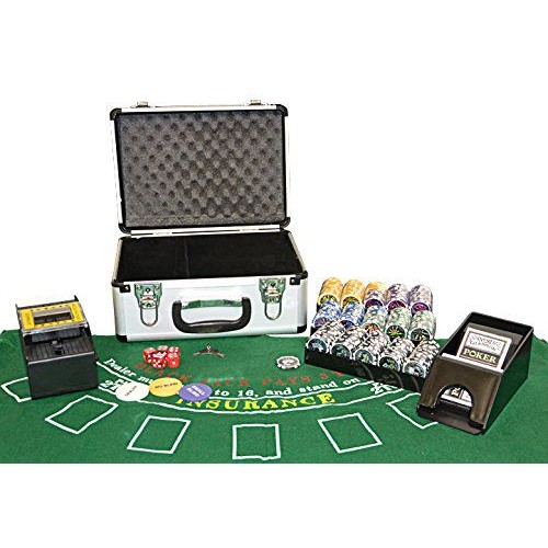 Poker kufor DELUXE 300 laserových žetónov + príslušenstvo Poker kufor DELUXE 300 laserových žetónov + príslušenstvo