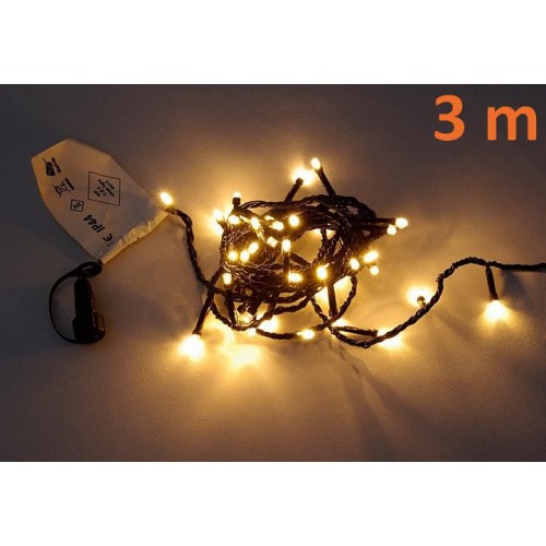 NEXOS diLED svetelná reťaz 40 diód, 3 m + napájanie NEXOS diLED svetelná reťaz 40 diód, 3 m + napájanie