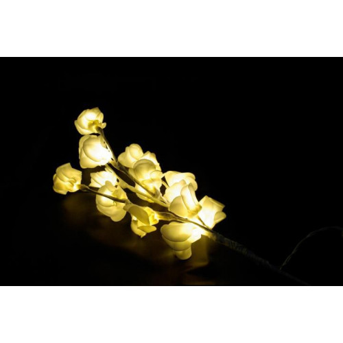 Svetelná dekorácia - Dekoratívne ruže - 16 LED, 45 cm