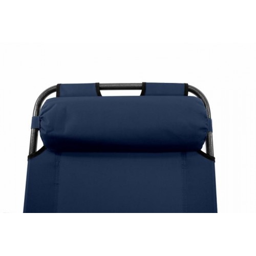 Skladacie záhradné ležadlo - modrá