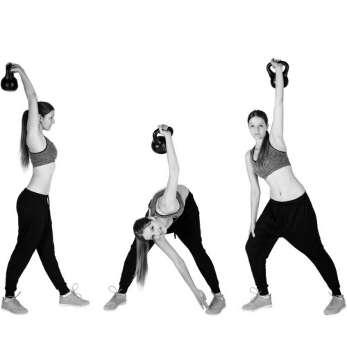 Kettlebell činka 3 kg MOVIT Kettlebell činka 3 kg MOVIT