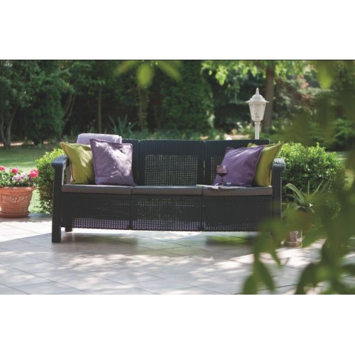 CORFU LOVE SEAT MAX antracit