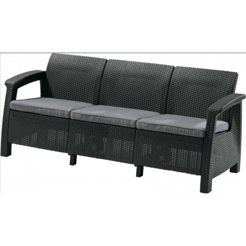CORFU LOVE SEAT MAX antracit