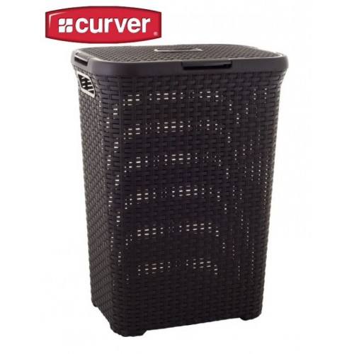 Kôš na prádlo STYLE RATTAN 60l hnedý CURVER