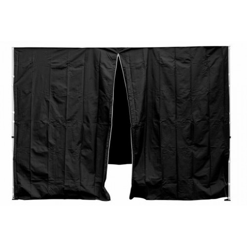 Sada 2 bočných stien pre PROFI záhradný stan 3 x 3 m čierna