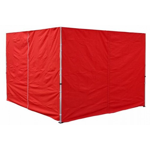 Sada 2 bočných stien pre PROFI záhradný stan 3 x 3 m červená
