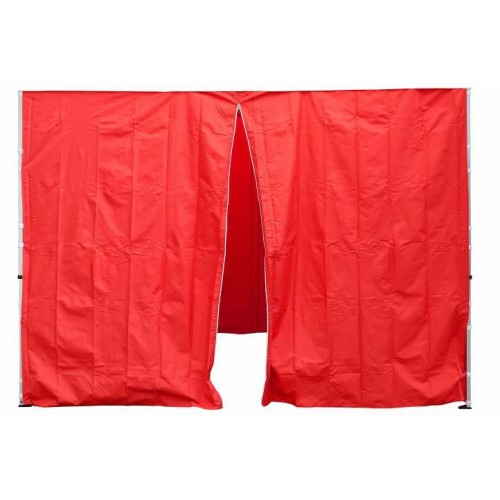 Sada 2 bočných stien pre PROFI záhradný stan 3 x 3 m červená