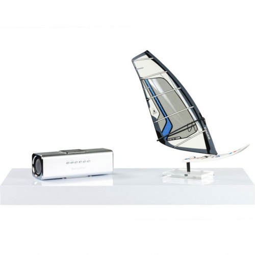 Nástenná polica STILISTA VOLATO - lesklá biela 70 cm