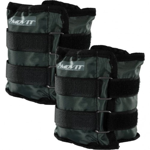 MOVIT záťažové manžety, 2 x 1,5 kg sivá