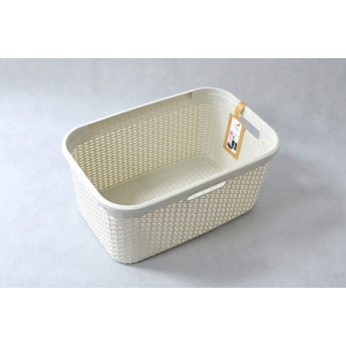 Kôš na prádlo RATTAN STYLE 45l krémový CURVER
