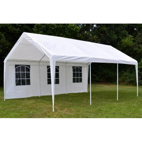 Záhradný stan - biely, 4 x 6 m