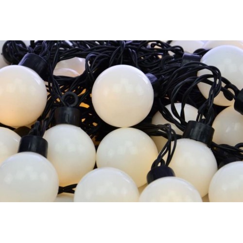 Záhradné párty osvetlenie – vonkajšie, 20 LED, teplá biela