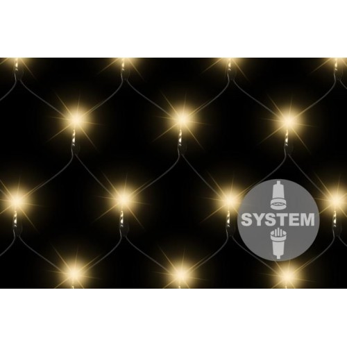 NEXOS diLED svetelná sieť 100 LED, teplá biela, bez trafa