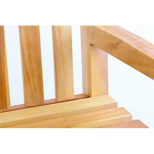 Záhradná lavica DIVERO 2-miestna robustná 120 cm