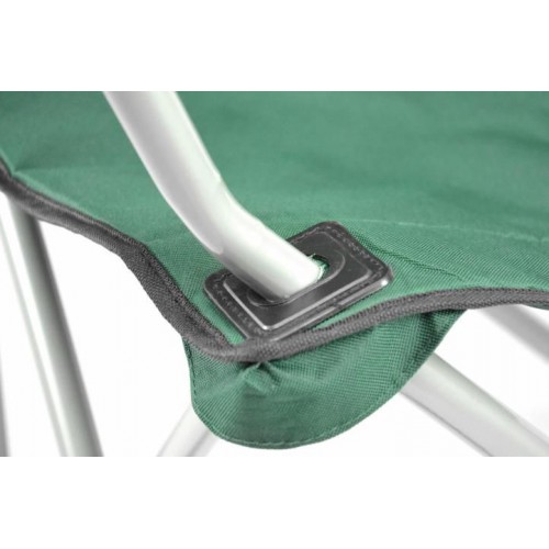 Skladacia kempingová stolička DIVERO XL – zelená