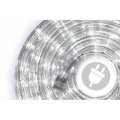 NEXOS LED svetelný kábel 20 m, 480 LED diód, studená biela
