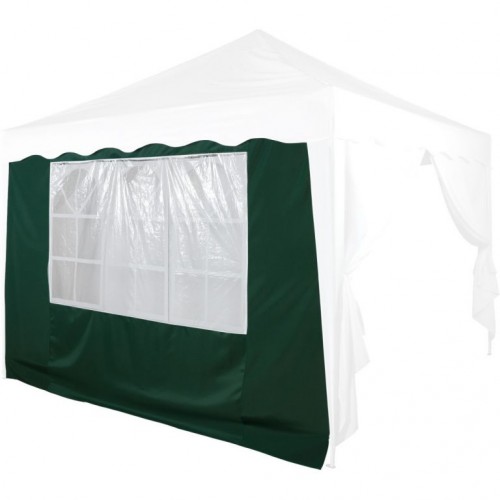 Náhradná bočná stena ku stanu s oknom - zelená