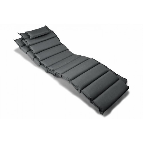Sada 2x polstrování na lehátko Garthen - antracit