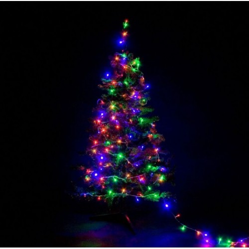 VOLTRONIC Vianočná reťaz 60 m, 600 LED, farebná