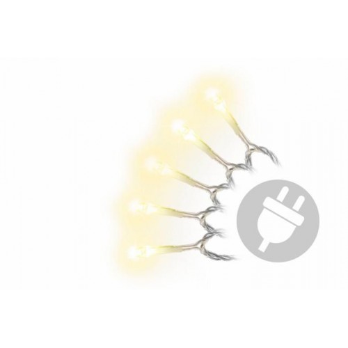 LED osvetlenie 5 m - teple biele, 50 diód