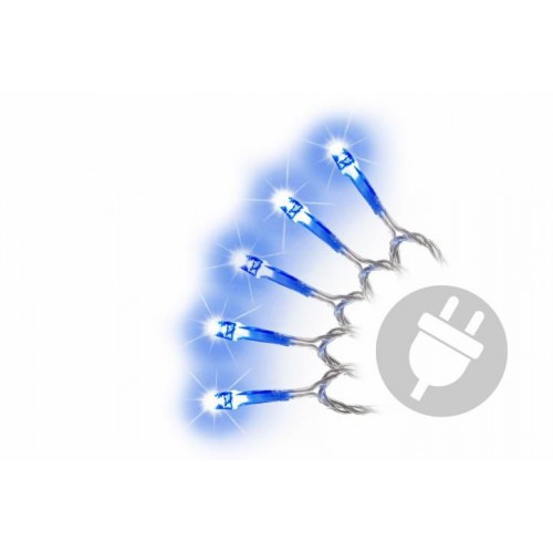 NEXOS Vianočná reťaz 9 m, 100 LED, modrá