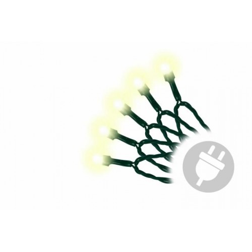 Vianočné LED osvetlenie - 20 m, 200 MAXI LED, teple biele