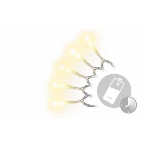 NEXOS Vianočná reťaz 10 m, 100  LED diód, teplá biela