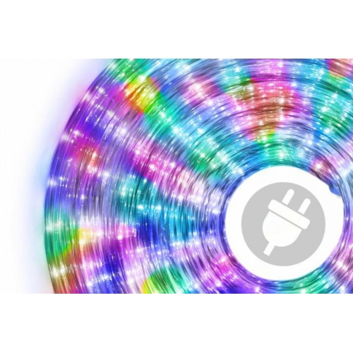 NEXOS LED svetelný kábel 20 m, 480 LED diód, farebný