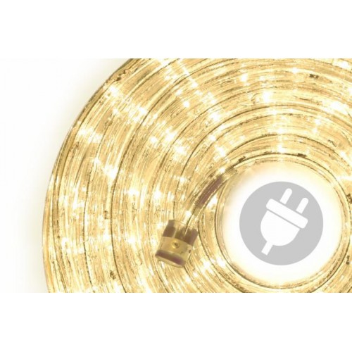 NEXOS LED svetelný kábel 10 m, 240 LED diód, teplá biela