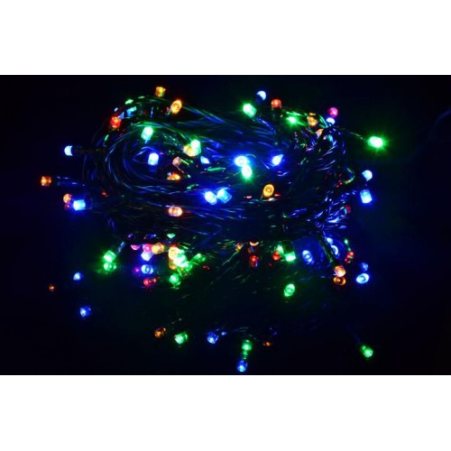 NEXOS Vianočná LED reťaz 10 m, 100 LED diód, farebná NEXOS Vianočná LED reťaz 10 m, 100 LED diód, farebná