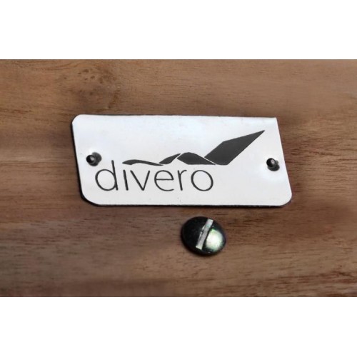 Drevená záhradná hojdačka HOLLYWOOD DIVERO - teakové drevo