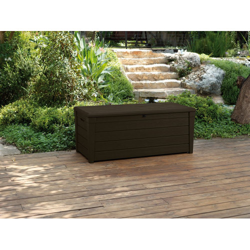 Záhradný úložný box BRIGHTWOOD 455 l – hnedý