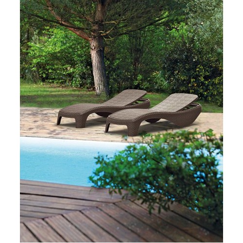 Záhradné ležadlo ATLANTIC - capuccino