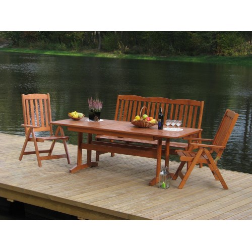 Záhradné drevené kreslo LUISA