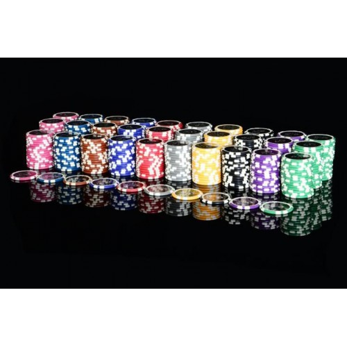 Kusový žeton design Ocean Hodnota 500 - 50 ks